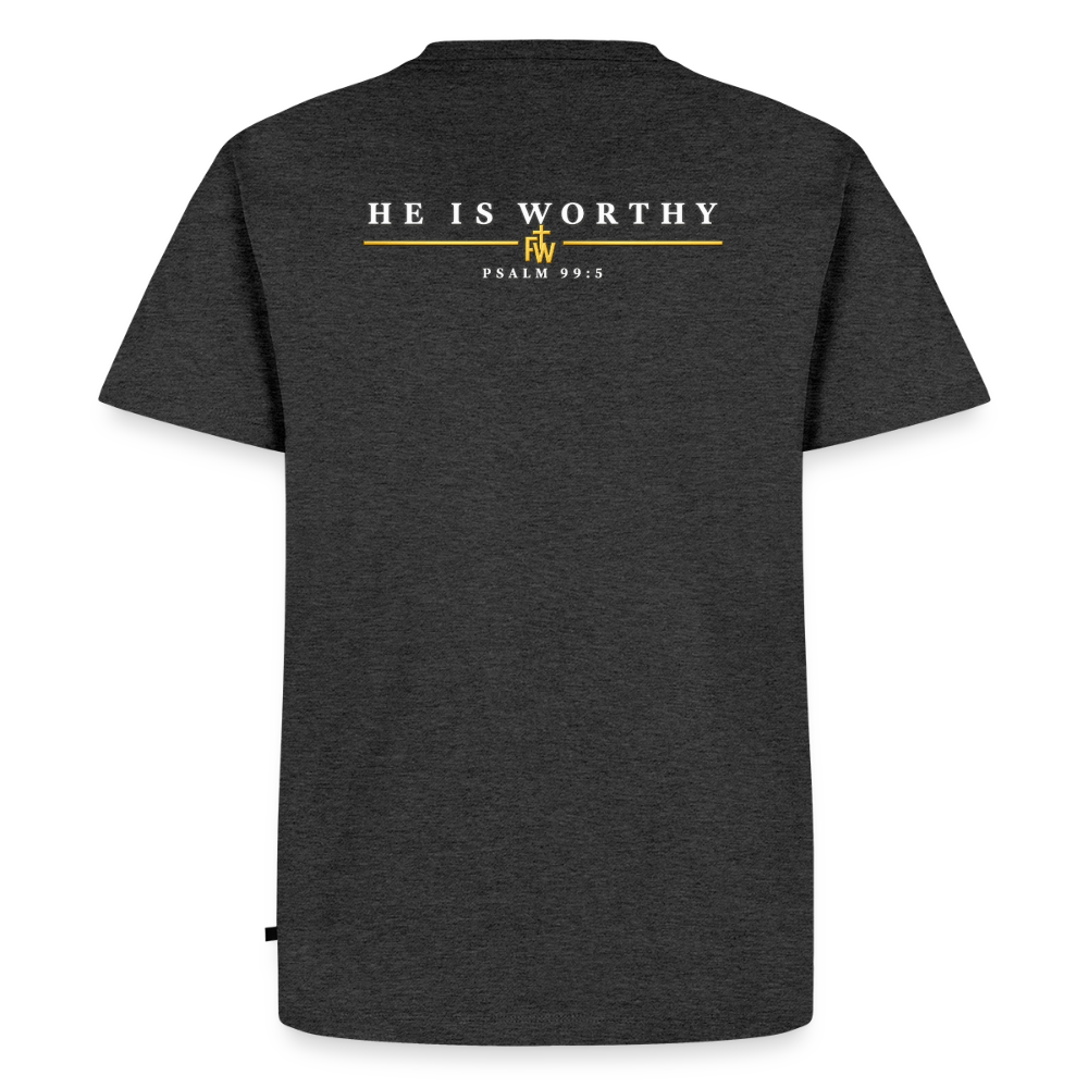 Men's “I bow at HIS feet” Premium T-Shirt