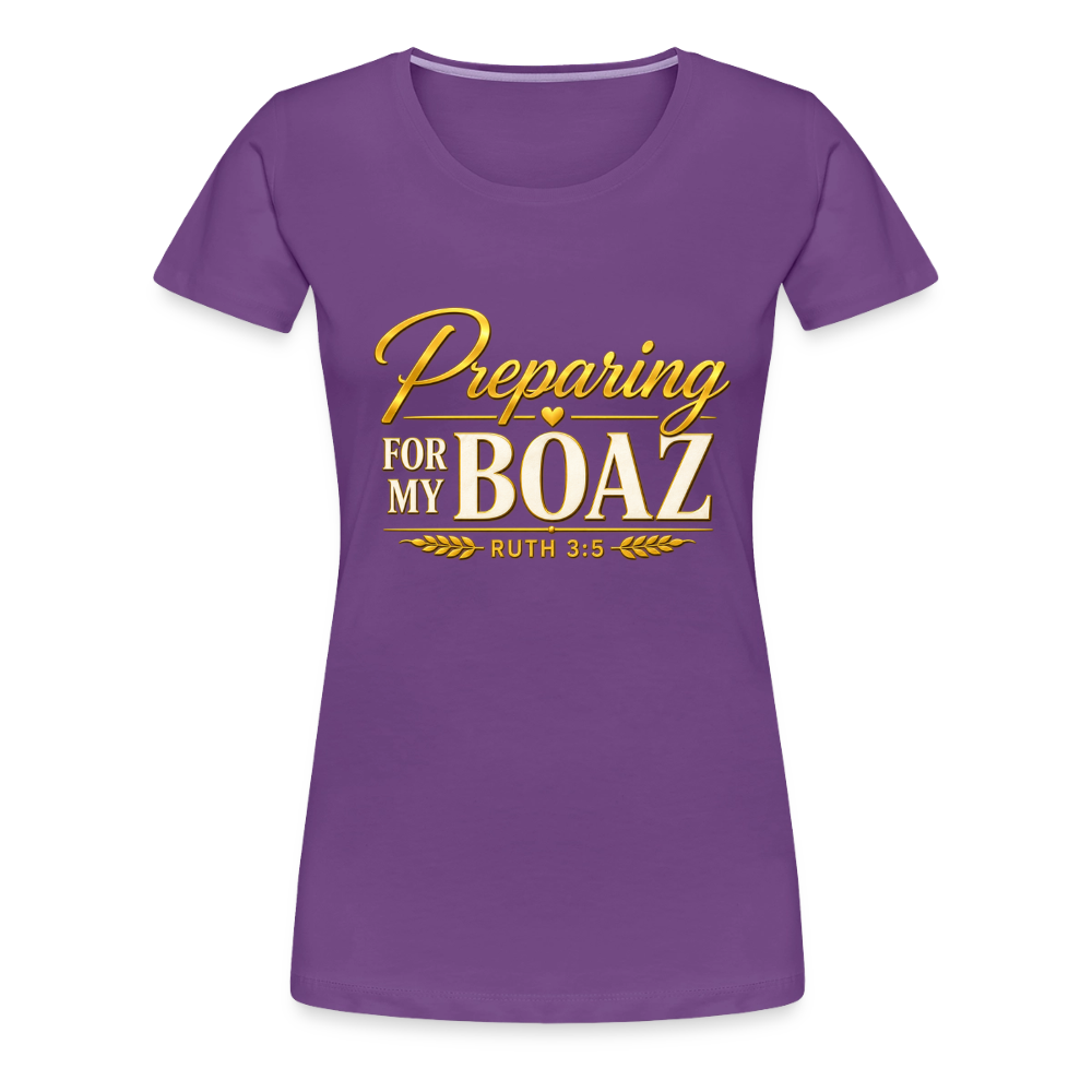 Preaparing for My Boaz Women’s Premium T-Shirt