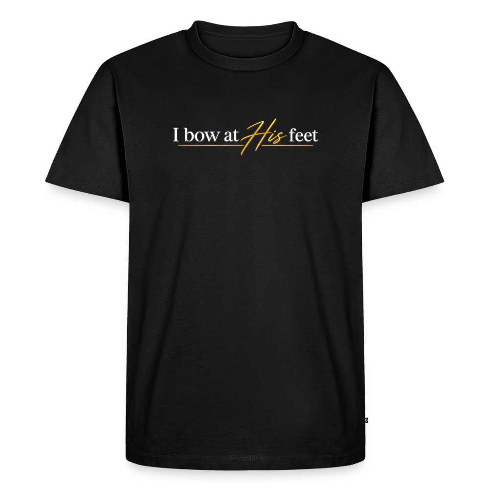 Men's “I bow at HIS feet” Premium T-Shirt