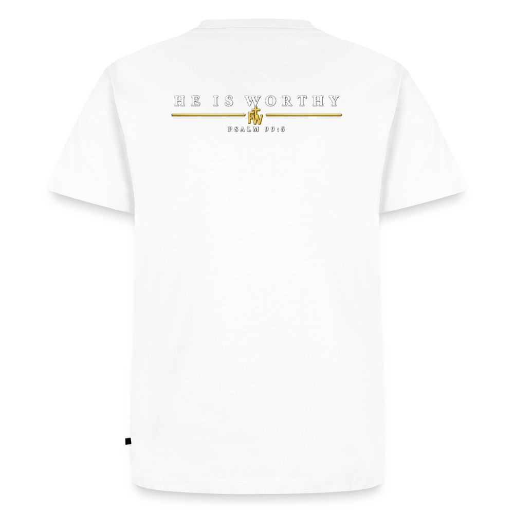 Men's “I bow at HIS feet” Premium T-Shirt